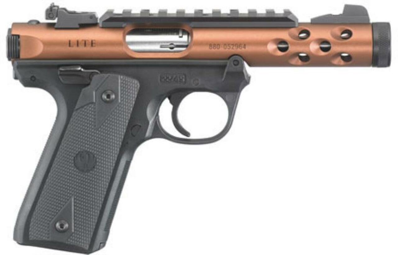 Ruger Mark IV 22/45 Lite, 22LR, 4.4″, Threaded, Bronze Anodized, 10rd