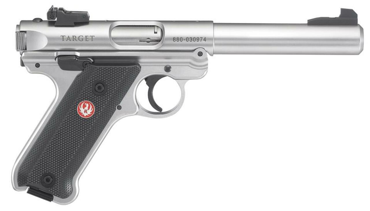Ruger Mark IV Target 22lr 5.5″ SS Barrel 10rd Mag