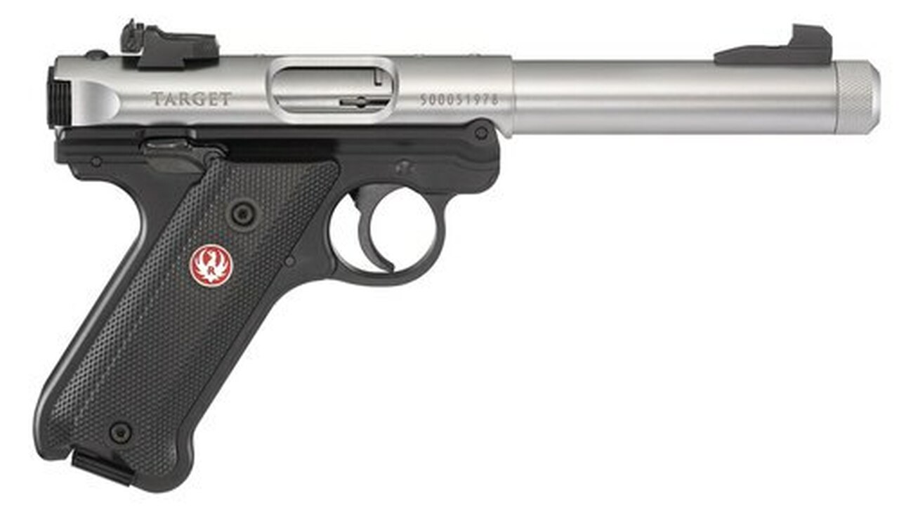 Ruger Mark IV Target Ltd Edition 22 LR 5.5″ Barrel Black Synthetic Grip 10rd Mag
