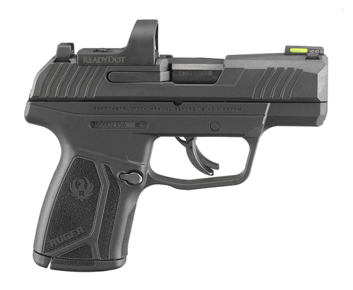 Ruger MAX-9 9mm, 3.2″ Barrel, Black, Includes Ruger ReadyDot Micro Reflex Sight, 12rd