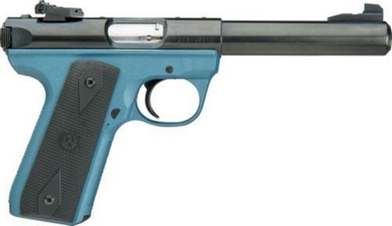 Ruger MKIII Target, .22LR, 4″, Blue Titanium Finish