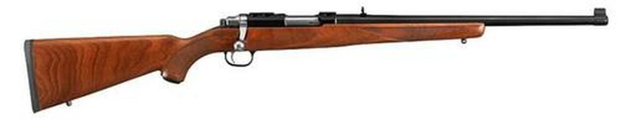 Ruger Model 77/44 .44 Mag 18.5″ Barrel Walnut Stock Adjustable Rear Sight 4rds