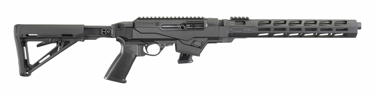 Ruger PC Carbine 9mm, 16.12″ Barrel, Picatinny Rail, Black, 10rd