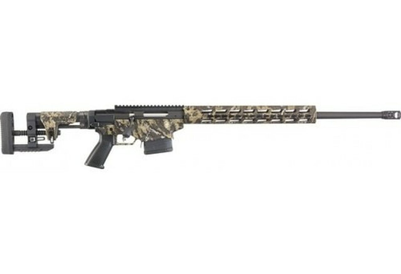 Ruger Precision 308 20″ Barrel KeyMod Rail, Desolve Bare Reduced Camo Finish, 10rd Magazine