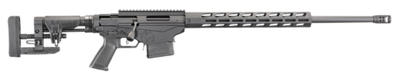 Ruger Precision 6.5 PRC, 26″ Barrel, Precision Adjustable Black Stock, Black Hardcoat Anodized