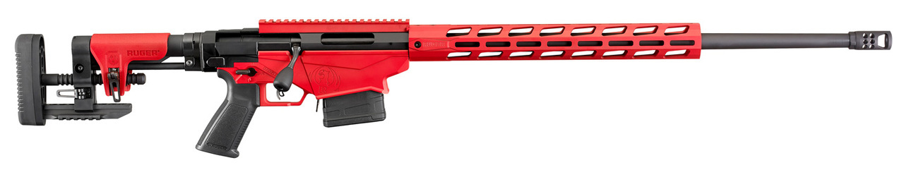 Ruger Precision Rifle 6.5mm Creedmoor 24″ Barrel USMC Red M-LOK Handguard 10rd Mag