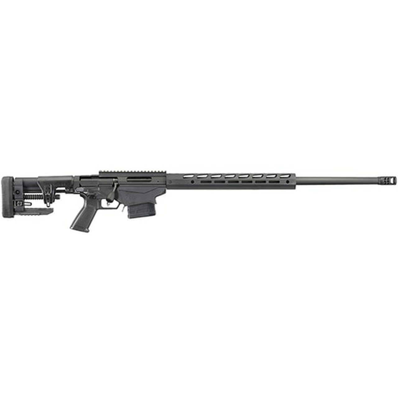 Ruger Precision Rifle, Bolt-Action, 6MM Creedmoor, 26″ Cold Hammer Forged Heavy-Contour Barrel, Black Anodized Finish, Ruger Precision MSR Stock and 15″ Freefloat M-LOK Handguard, 10Rd