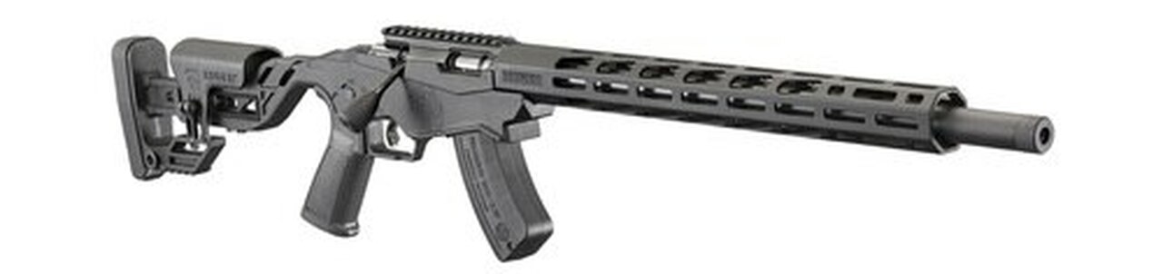 Ruger Precision Rimfire .22 Win Mag 18″ Barrel, Synthetic Adjustable Black Stock, 15rd Mag
