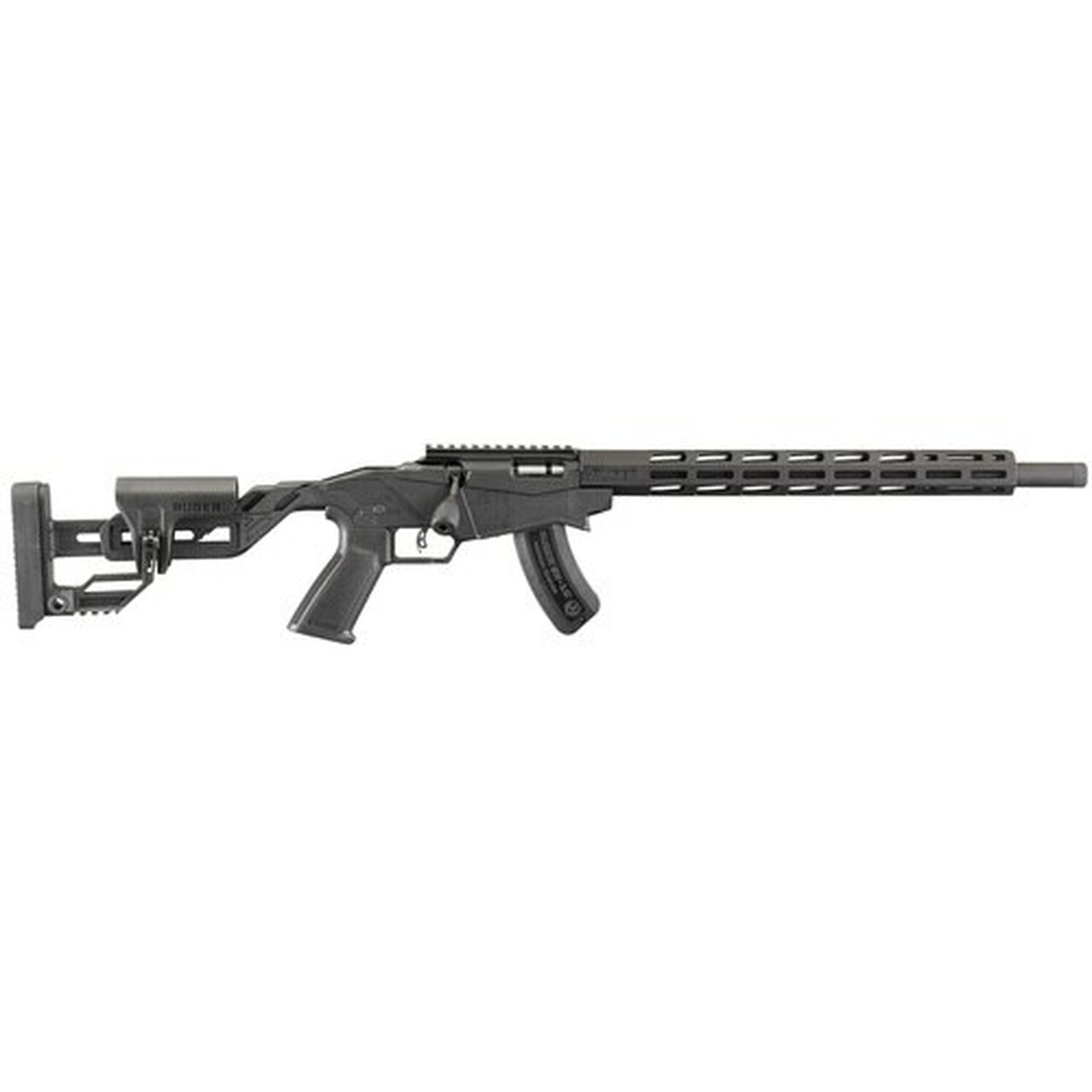Ruger Precision Rimfire 22 Win Mag 18″ Threaded Barrel Black Hardcoat Anodized 9rd Mag