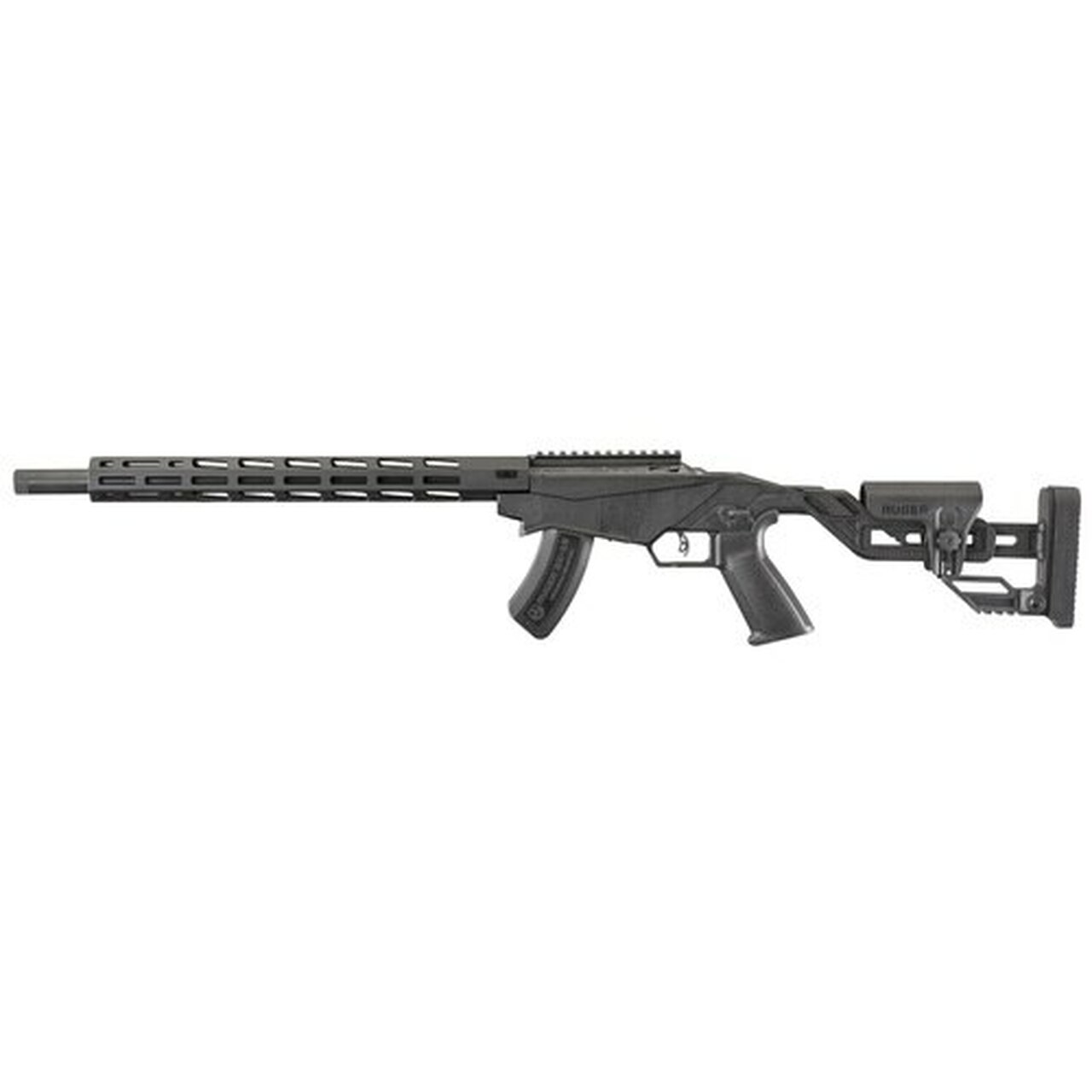Ruger Precision Rimfire 22 Win Mag 18″ Threaded Barrel Black Hardcoat Anodized 9rd Mag