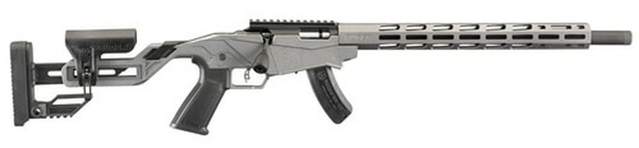 Ruger Precision Rimfire, TALO, Bolt, 22 LR, 18″, Gray, Adjustable, Right Hand, Threaded, 15Rd