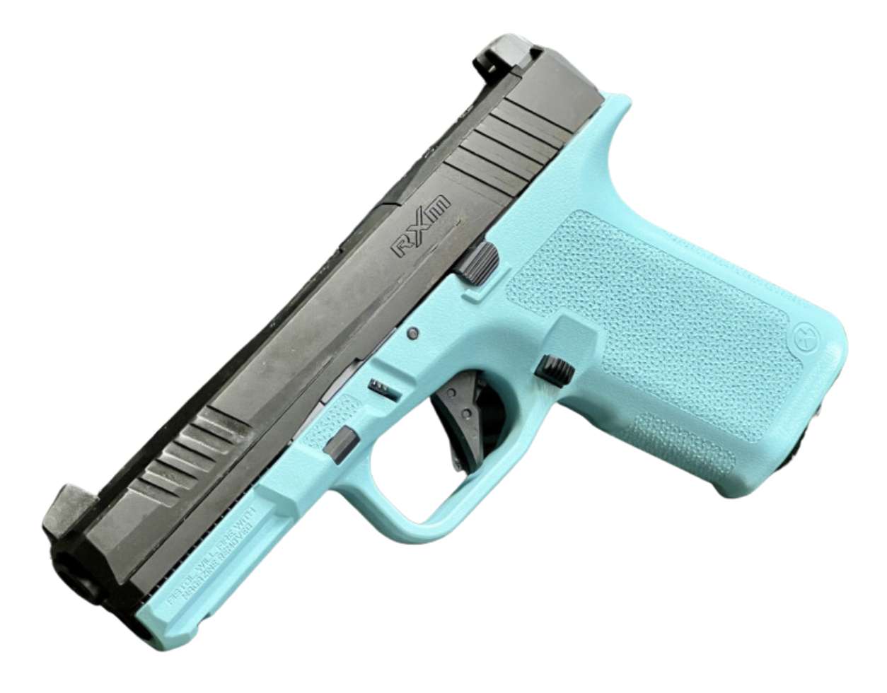 RUGER RXM RXM  SEMI AUTO 9MM LUGER (9×19 PARA)   HANDGUNS  ROBIN’S EGG BLUE