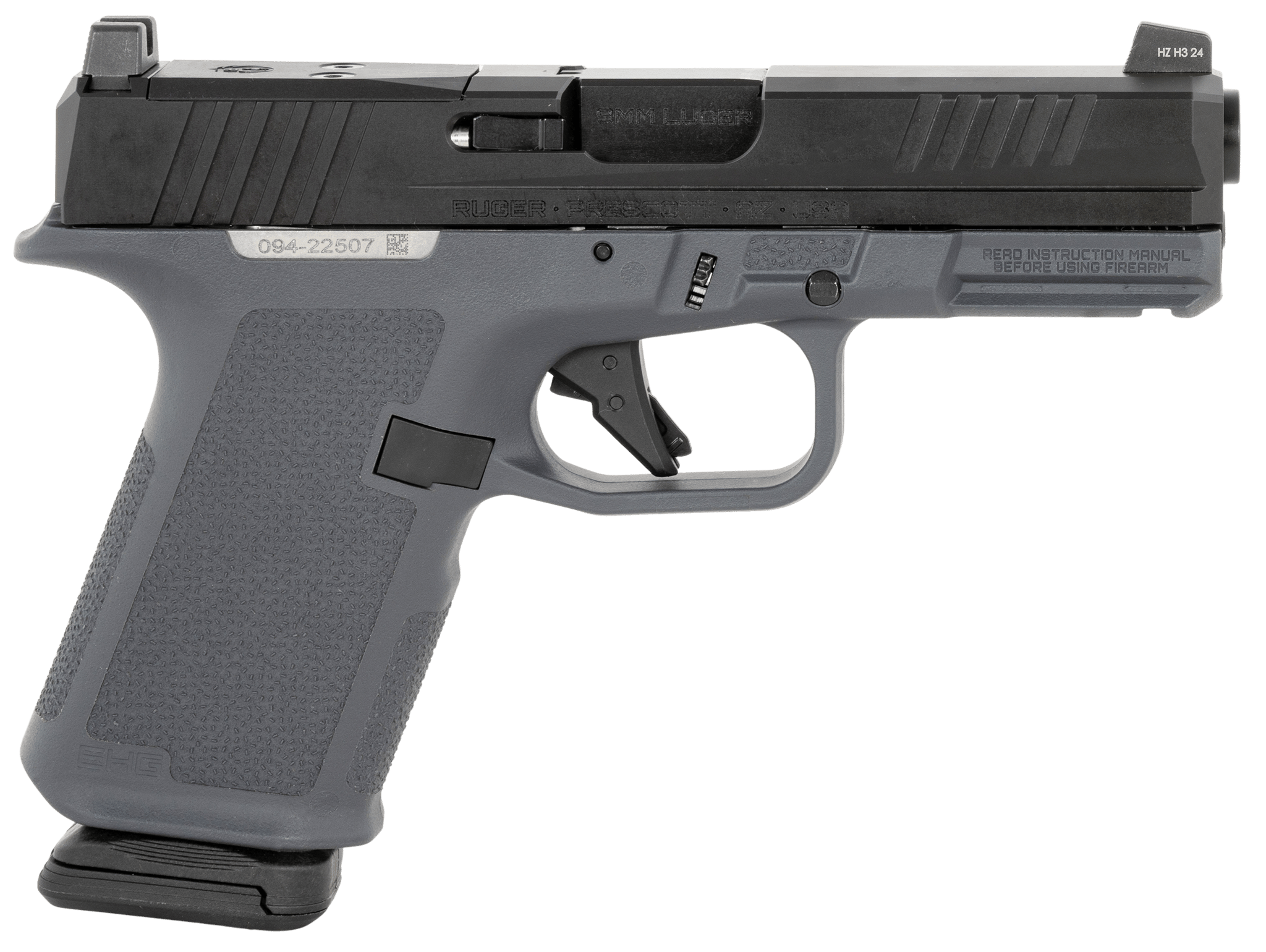RUGER RXM  SEMI AUTO 9MM LUGER (9×19 PARA)   HANDGUNS  two-tone