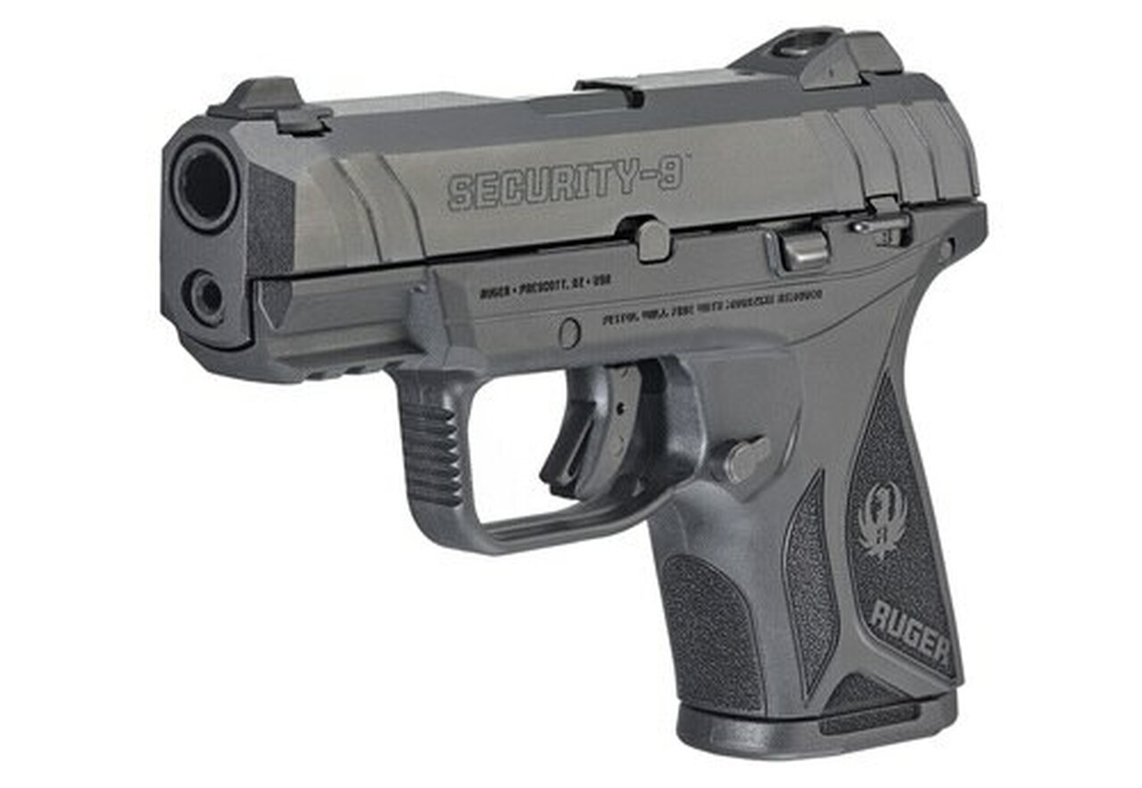 Ruger Security 9, 9mm, 3.42″ Barrel, Drift Adjustable Sights, Black, 10rd Mag