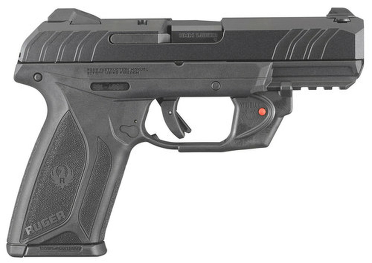 Ruger Security-9 9mm, 4″, Viridian Red Laser, Blued, 15rd