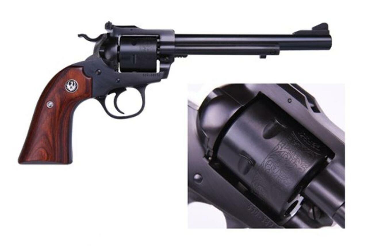 Ruger Single-Six Bisley 32 H&R Mag, 6.5″ Barrel, Unfluted Cylinder, Wood Grips, 6rd