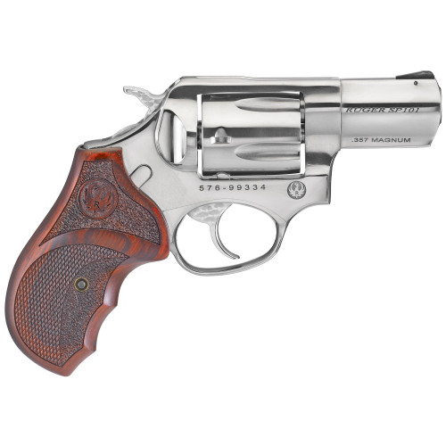 Ruger SP101 TALO Edition 357 Magnum, 2.25″ Barrel, Stainless Steel, Altamont Checkered Hardood Grip, 5rd