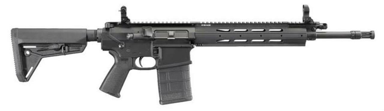Ruger SR-762 AR10 .308/7.62 16″ Fluted Barrel, 6 Position Telescoping Stock, Hardcoat Finish, 20rd Mag