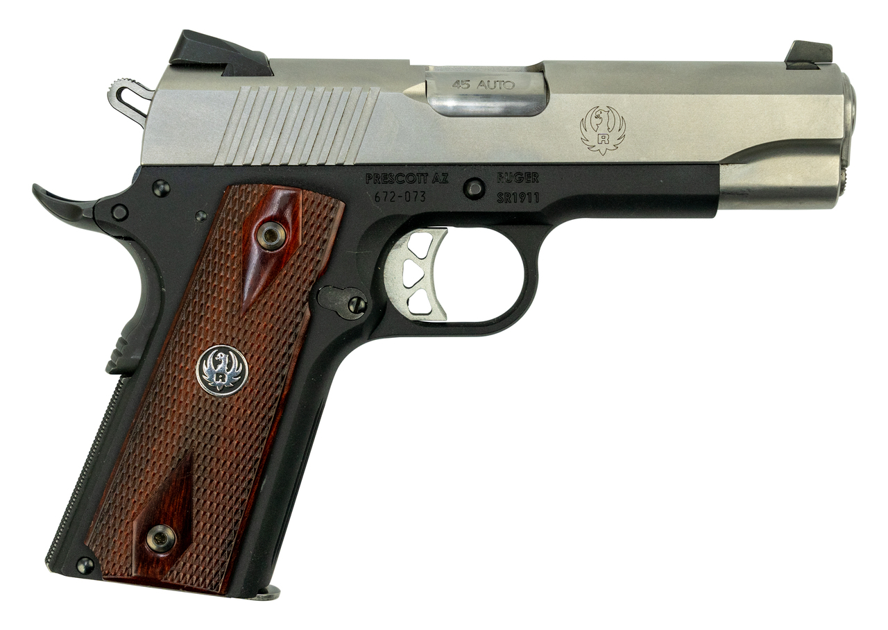 Ruger SR1911 Lightweight .45 ACP, Trade-In, 4″ Barrel, Novak Sights, 3x 7rd