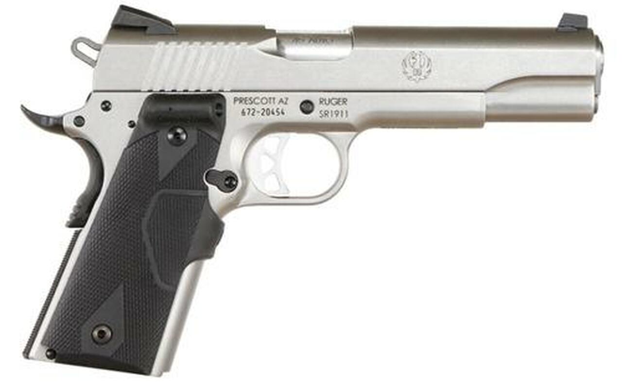 Ruger SR1911 Single 45 ACP 5″ Barrel, Black Synthetic/, 8rd
