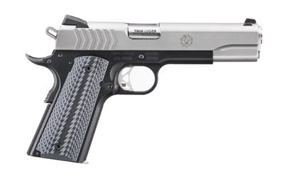 RUGER SR1911 STAINLESS / BLACK 9MM 5″ BARREL 9-ROUNDS