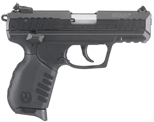 Ruger SR22 22 LR, 3.5″ Barrel, Black, California Compliant, 10rd