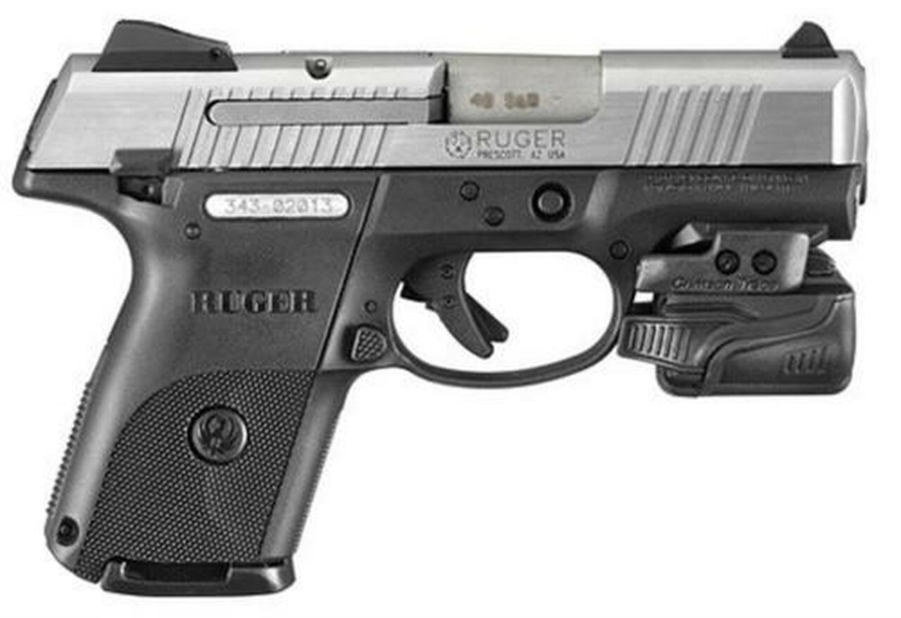 Ruger SR40C Compact 40 SW Crimson Trace Light, 1 9 and 1 15 Rnd Mag