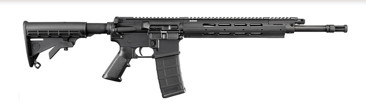 Ruger SR556E 223/5.56 Carbine, 16″ Barrel Black 30 Rd Mag