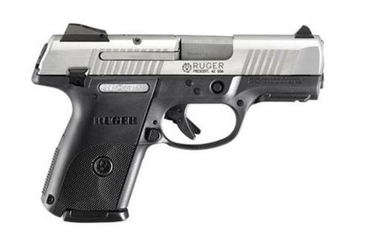 Ruger SR9C 9mm Stainless Steel, 3 10rd Mags
