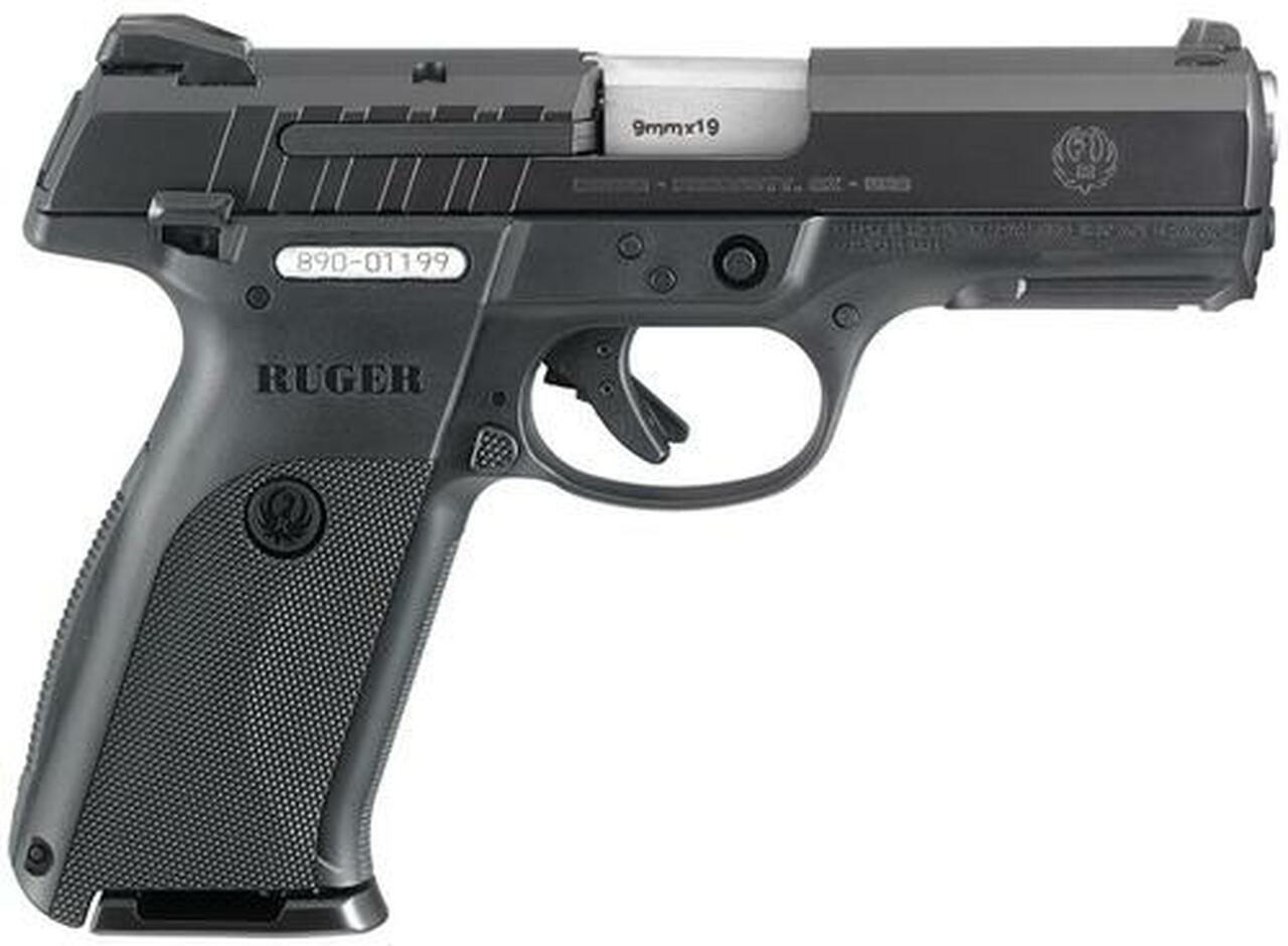 Ruger SR9E Standard Double 9mm 4.1″ Barrel, Black Polymer Grip Blued, 10rd