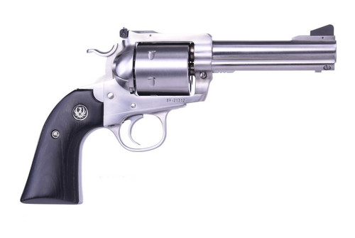 Ruger Super Blackhawk Bisley 44 Magnum/44 Special, 4.625″ Barrel, Stainless Steel, Black Laminate Grip, 6rd
