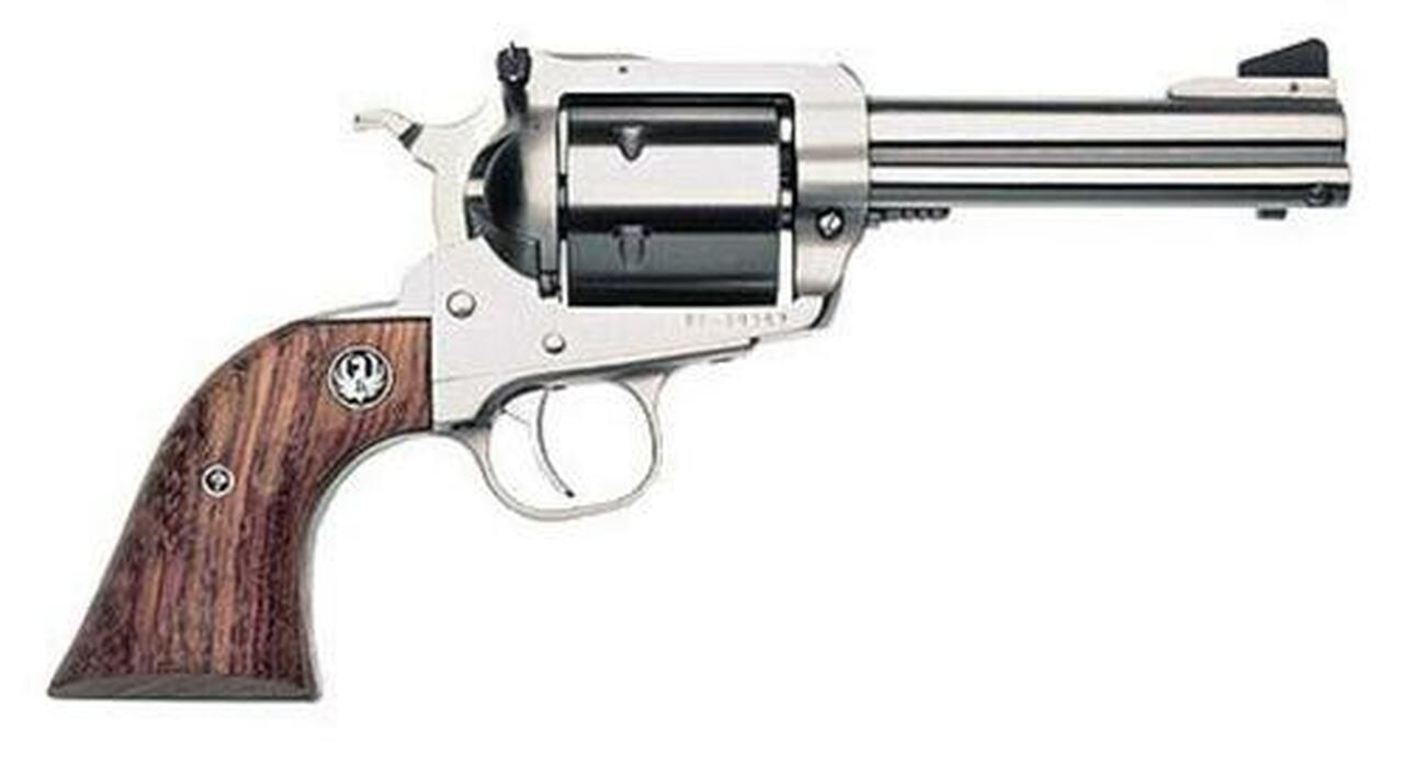 Ruger Super BlackHawk Standard 44 RemMag 4.62″ 6rd Rosewood Grip Stainless