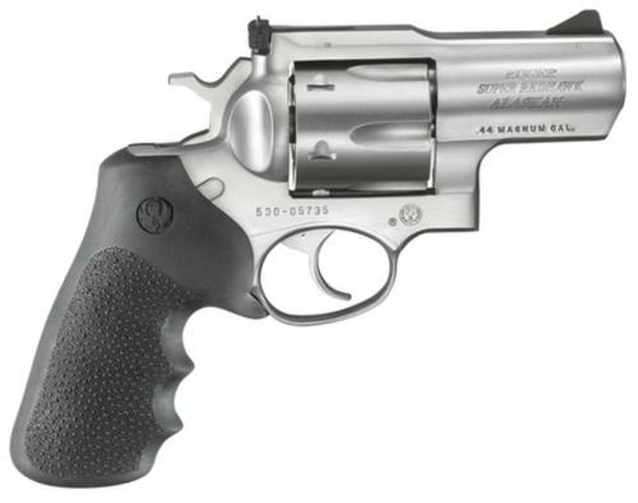 Ruger Super Redhawk Alaskan, 44 Mag, 2.5″ Barrel, Hogue Tamer Monogrip