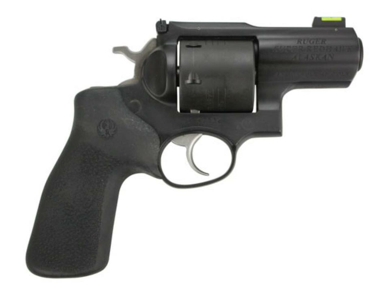Ruger Super Redhawk Impact Alaskan, .454 Casull, Black Cerakote, 2.5″ Barrel, Fiber Optic Sight