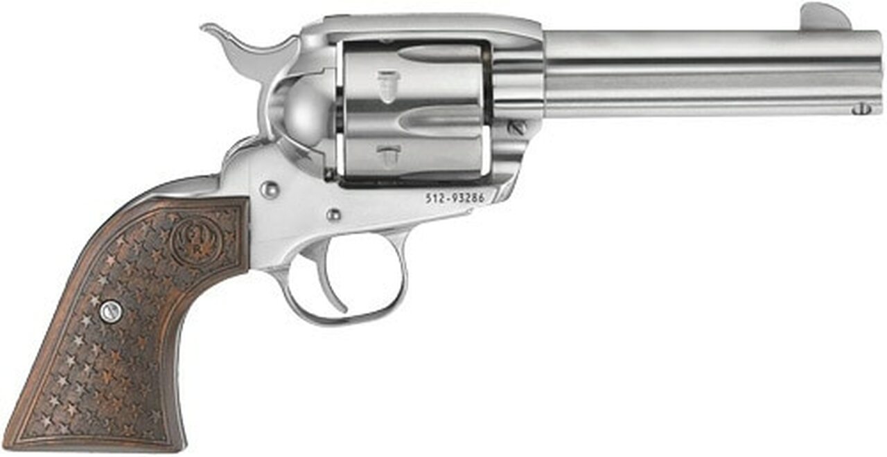 Ruger Vaquero TALO Fastdraw SAA 357 Mag/38 Special, 4 5/8″ Barrel, Stainless Steel, Short Spur Hammer