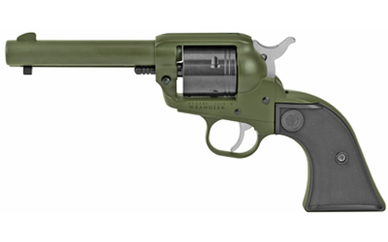Ruger Wrangler .22 LR, 4.62″ Barrel, OD Green Finish, 6rd