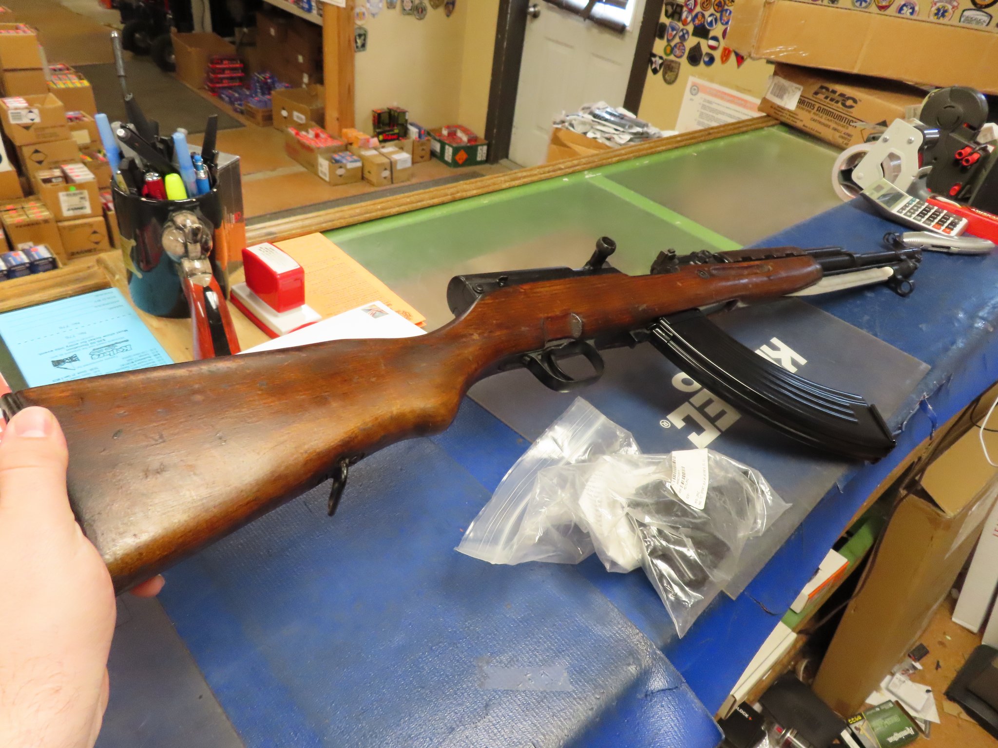 RUSSIAN STATE FACTORIES SKS  SEMI AUTO 7.62X39MM   RIFLES  blued