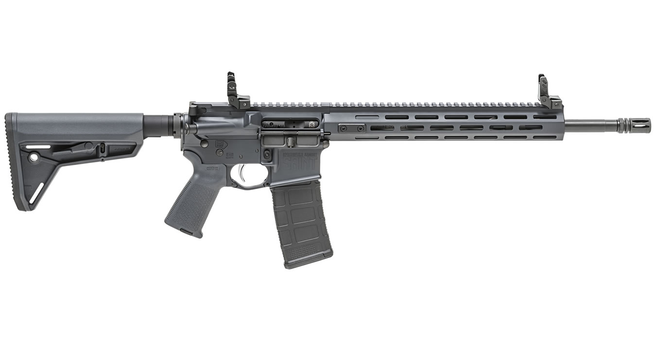 SAINT 5.56mm Tactical Gray Cerakote AR-15 with Free Float Handguard