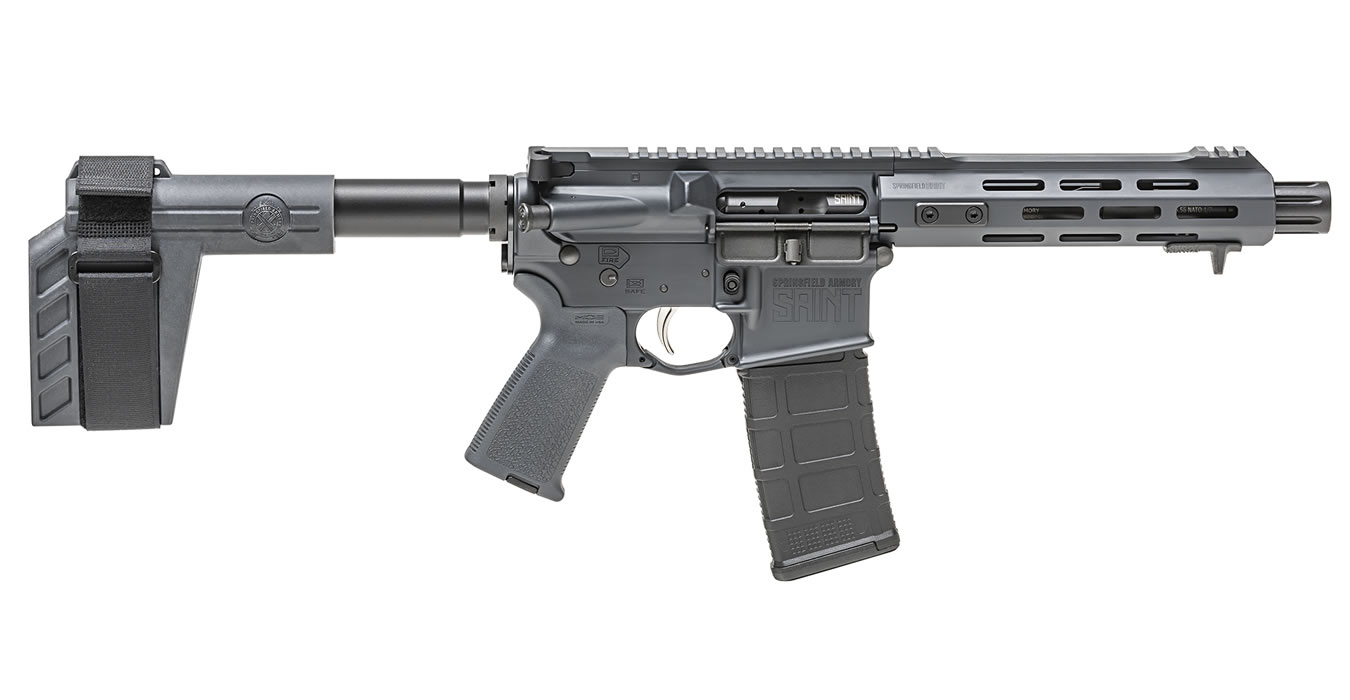 Saint 5.56mm Tactical Gray Semi-Auto Pistol