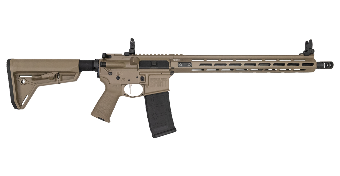 SAINT Victor 5.56mm Flat Dark Earth (FDE) Semi-Automatic Rifle