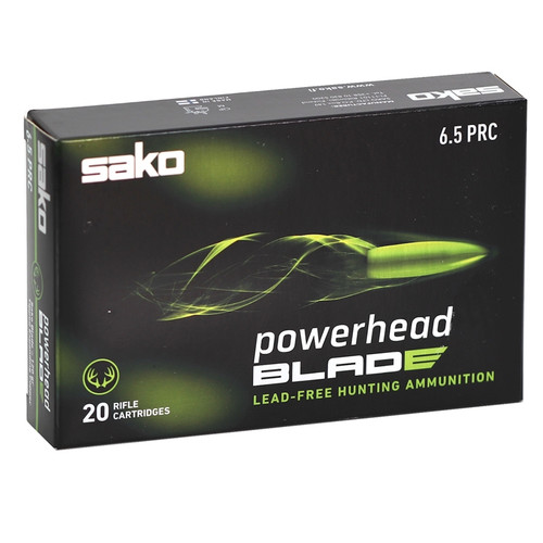 Sako Cartridges 6.5 PRC, 120gr, PowerHead Blade, 20rd Box