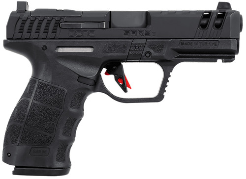 SAR SAR9 Gen 3 9mm, 4″ Barrel, Black, Interchangeable Backstrap Grip, 15rd