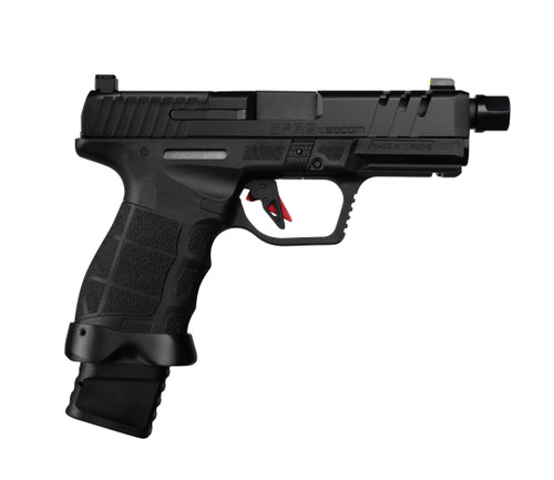 SAR SAR9 SOCOM 9mm, 4.5″ Threaded Barrel, Black Cerakote, 21rd