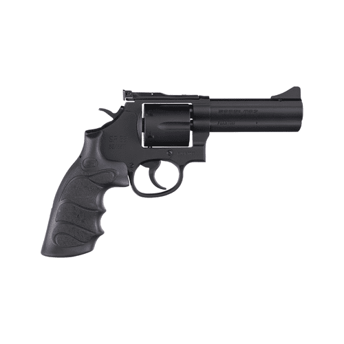 SAR SR 38 Special/357 Magnum, 4″ Barrel, Black, Steel Frame, 6rd