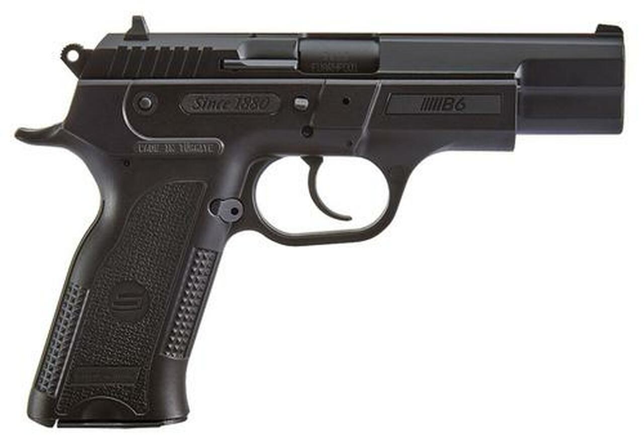 SAR USA B6 Single/Double 9mm 4.5″ Barrel, Black Polymer Grip Black, 17rd