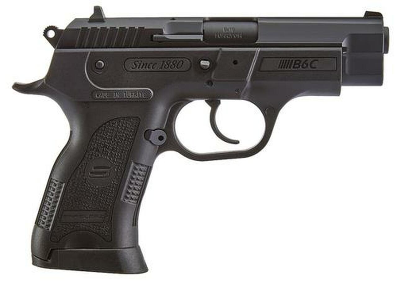 SAR USA B6C Compact 9mm, 3.8″ Barrel, 13rd, 3-dot Sights, Black