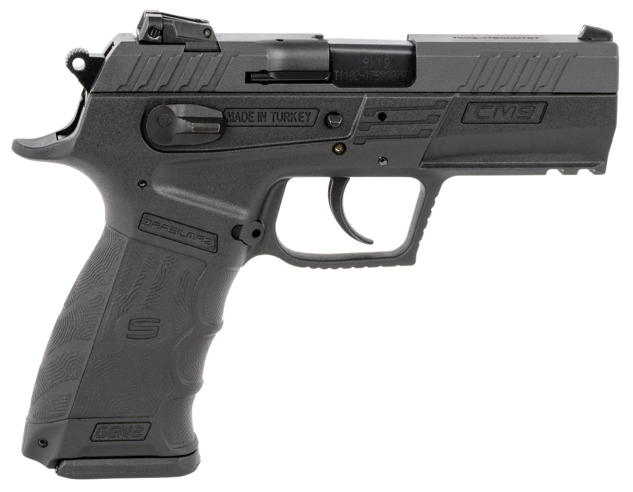 SAR USA CM9 9mm, 3.8″ Barrel, Polymer Frame, Stainless, 2x17rd Mags