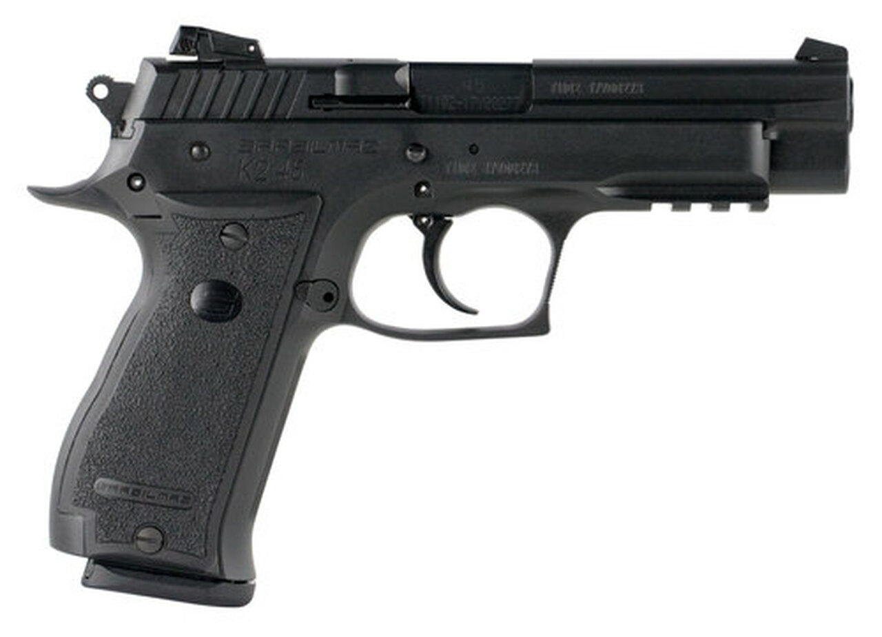 SAR USA K2, .45 ACP, 4.7″ Barrel, 14rd, SA/DA, Manual Safety, Black