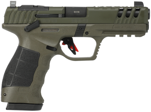 SAR USA SAR9 Gen3 9mm, 4.4″ Barrel, Olive Drab Green Cerakote, 17rd