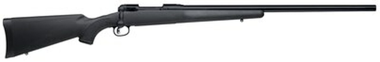 Savage 01283 12FV Bolt 22-250 Rem 26″ HB Black Synthetic Stock Black